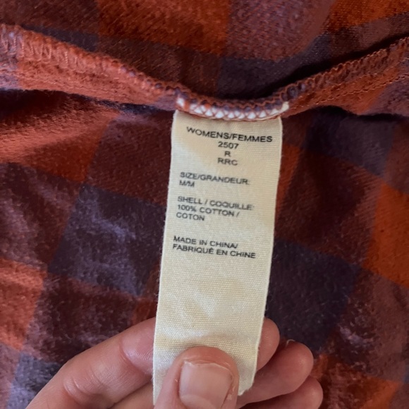 Woolrich Plaid Button-Up Shirt - Red and Purple - Picture 3 of 3